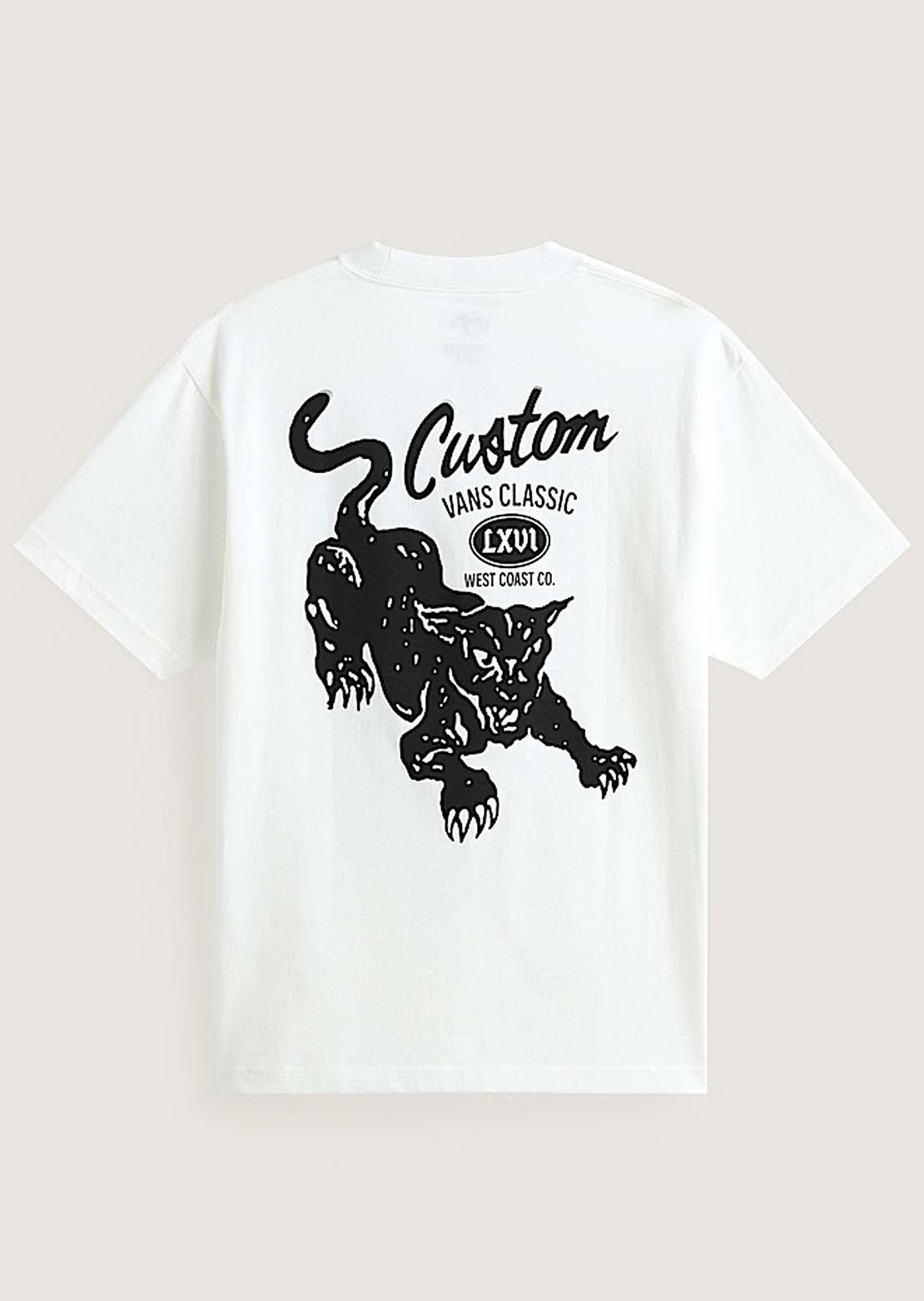 Vans Men's Custom Cat T-Shirt White