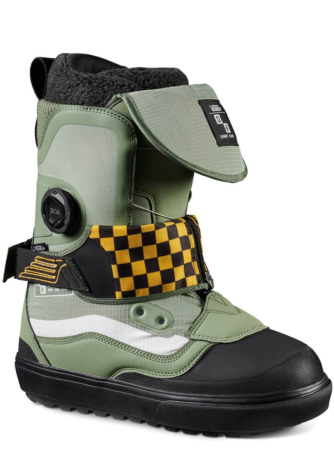 Vans Men&#39;s Danny Kass Snowboard Boots Olive