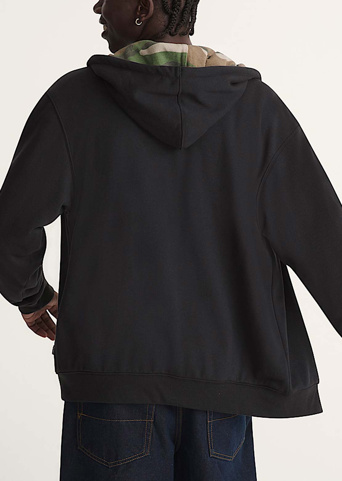Vans Men's Dover Thermal Lined Full-Zip Hood Black