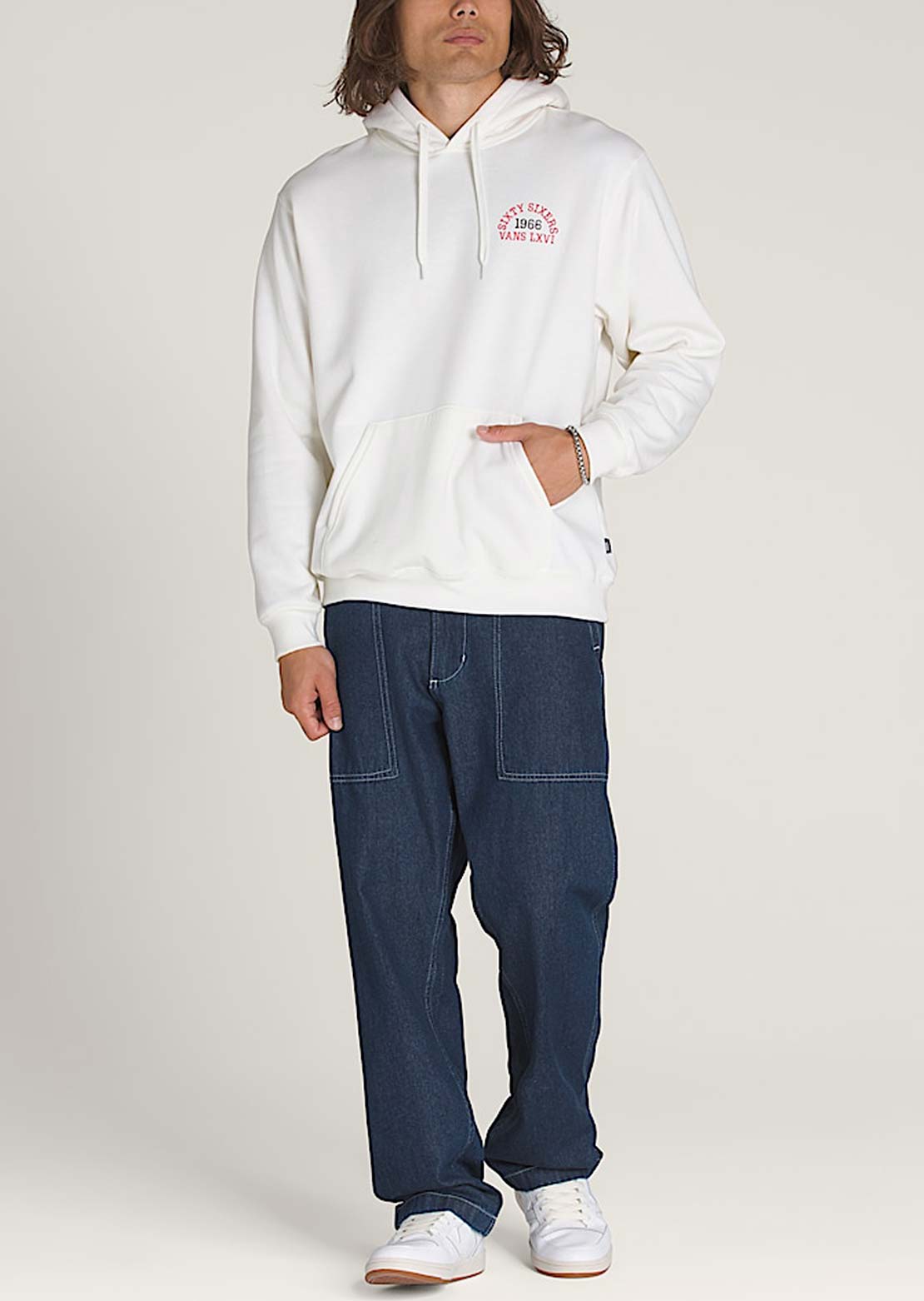 Vans Men's Frat LXVI Pullover Hood Marshmallow