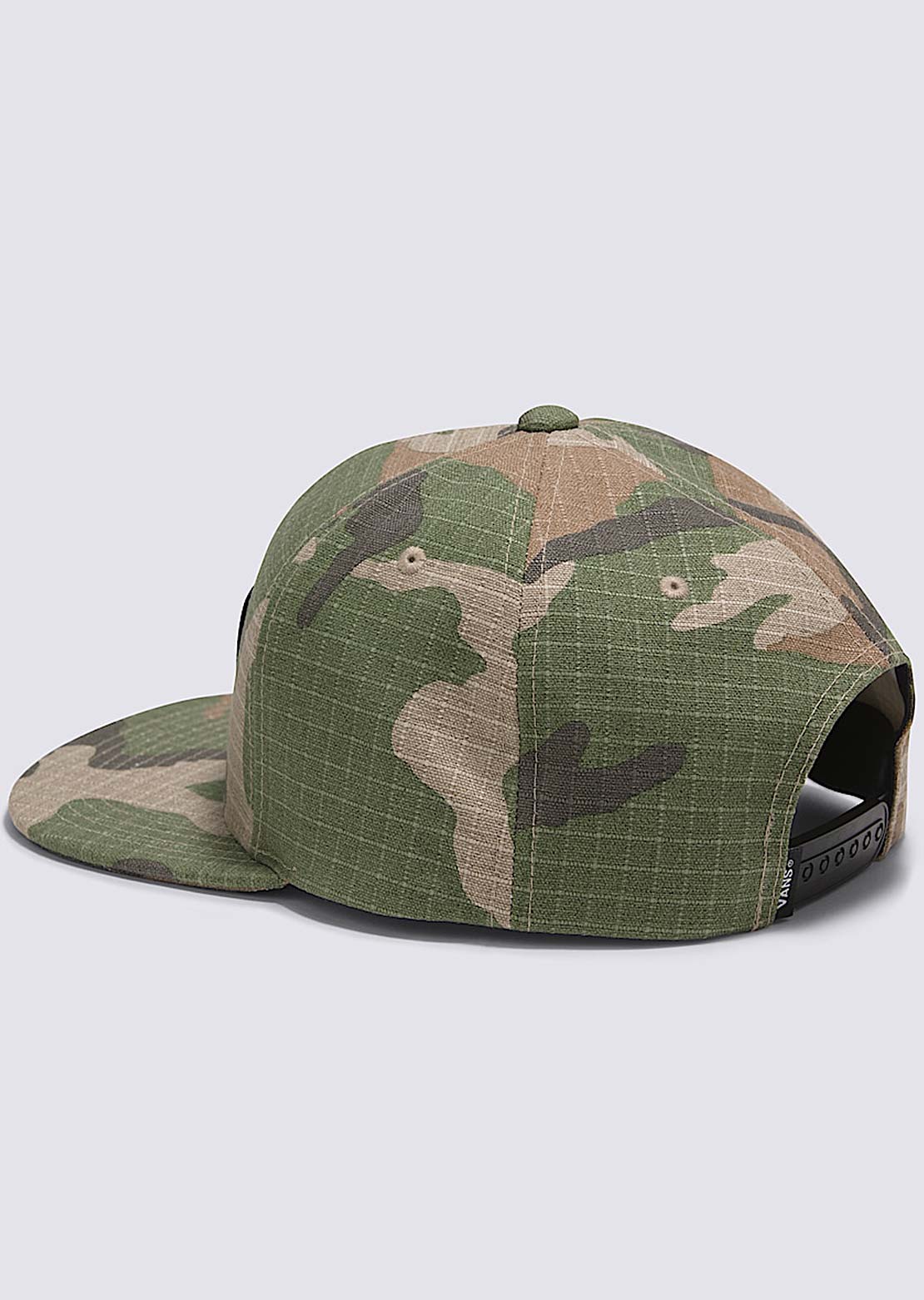 Vans Men's Full Patch Snapback Cap Vintage Camo