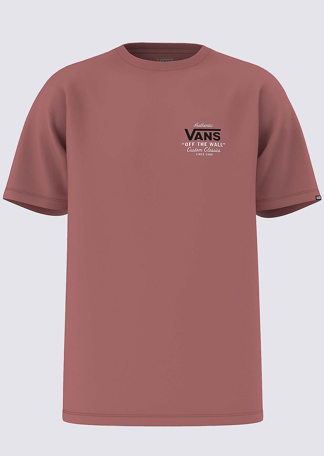 Vans Men&#39;s Holder ST Classic T-Shirt Withered Rose/Black