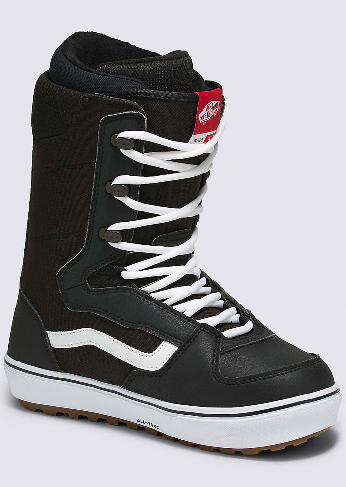 Vans Men's Invado OG Snowboard Boots Black/White