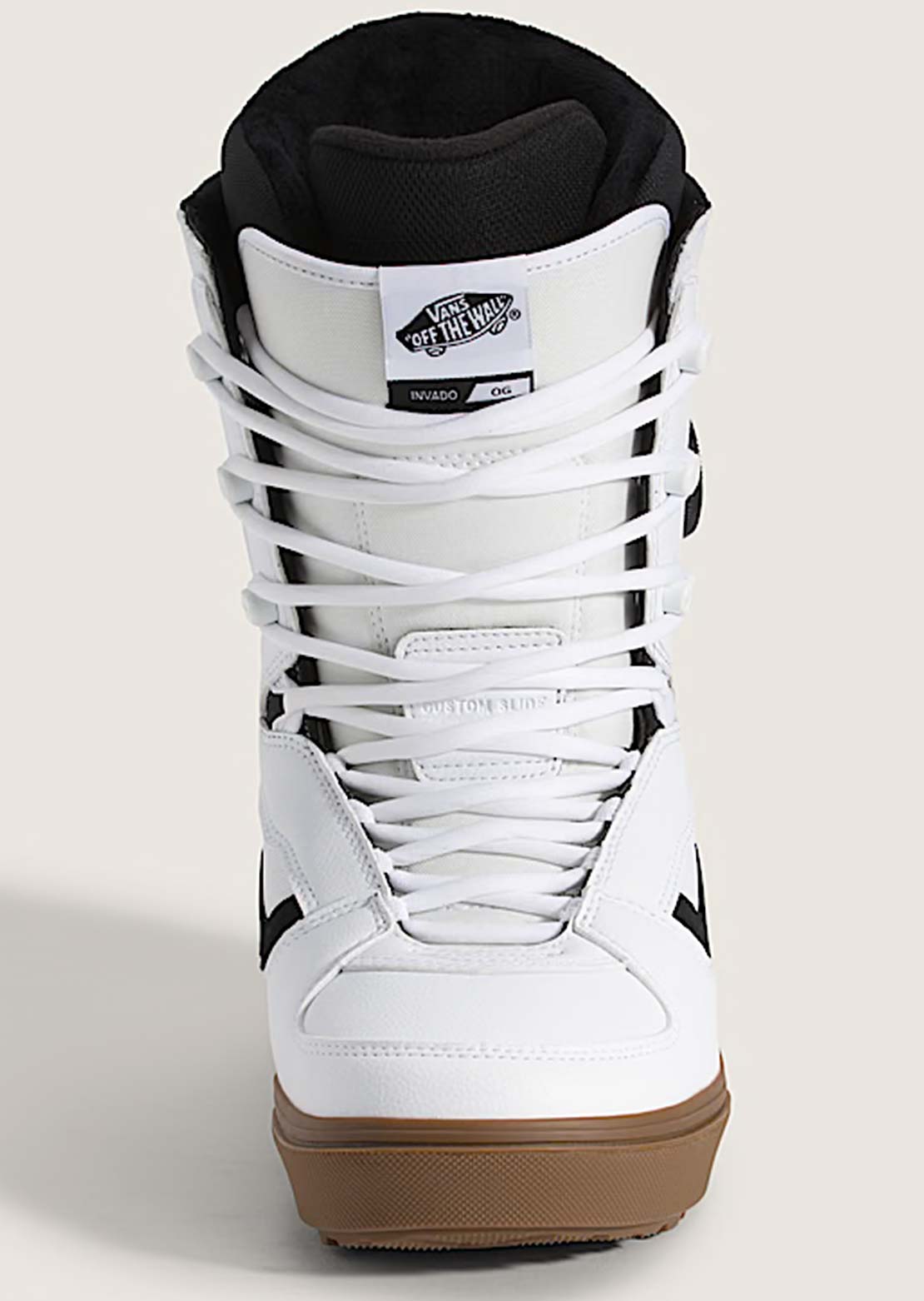 Vans Men's Invado OG Snowboard Boots White/Gum