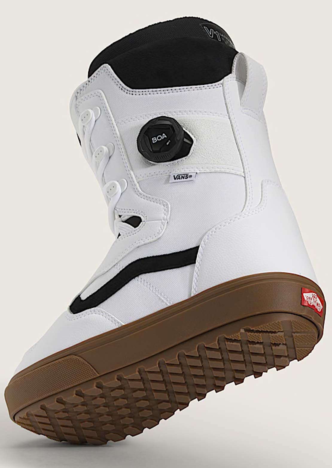 Vans Men's Invado OG Snowboard Boots White/Gum