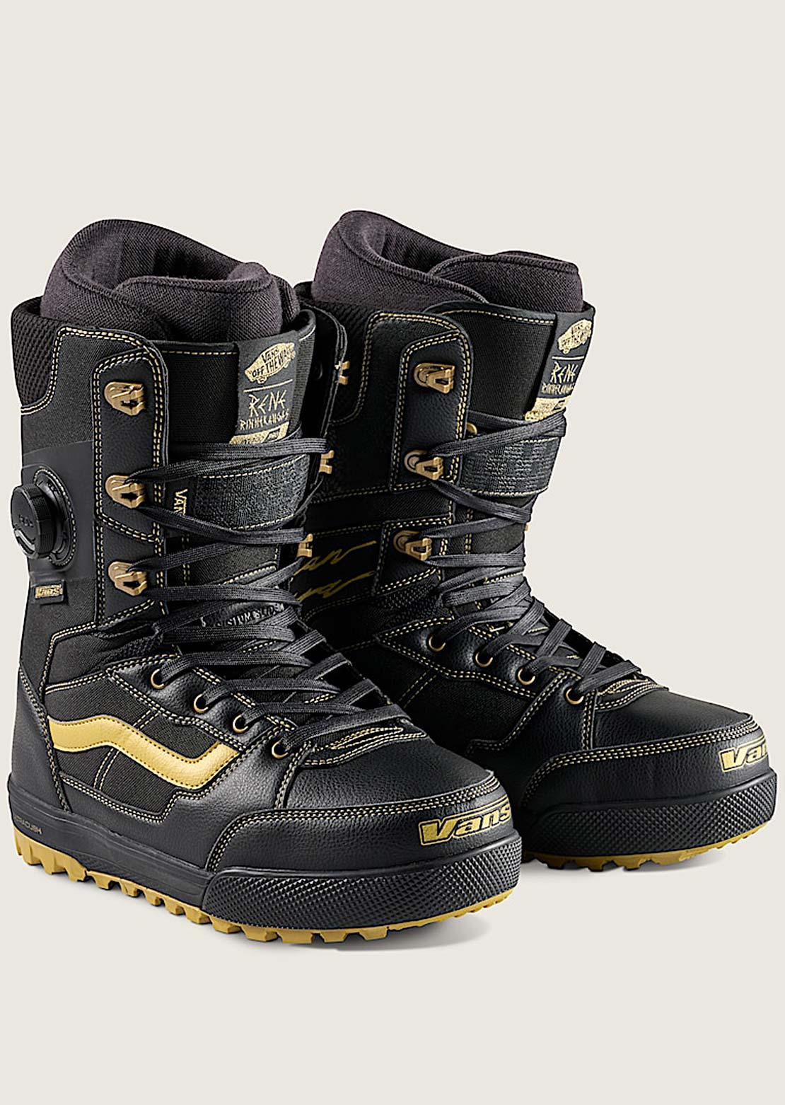 Vans Men's Invado Pro Olympic Limited Edition Snowboard Boots Black/Gold