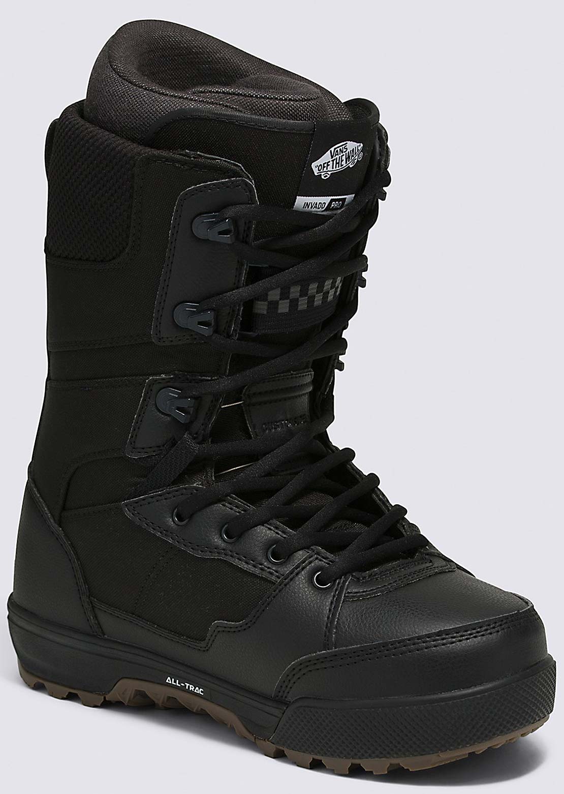 Vans Men's Invado Pro Snowboard Boots Black/Gum