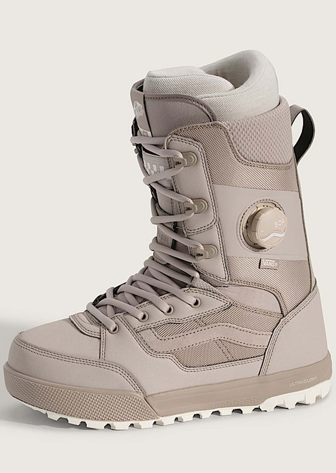 Vans Men's Invado Pro Snowboard Boots Mushroom