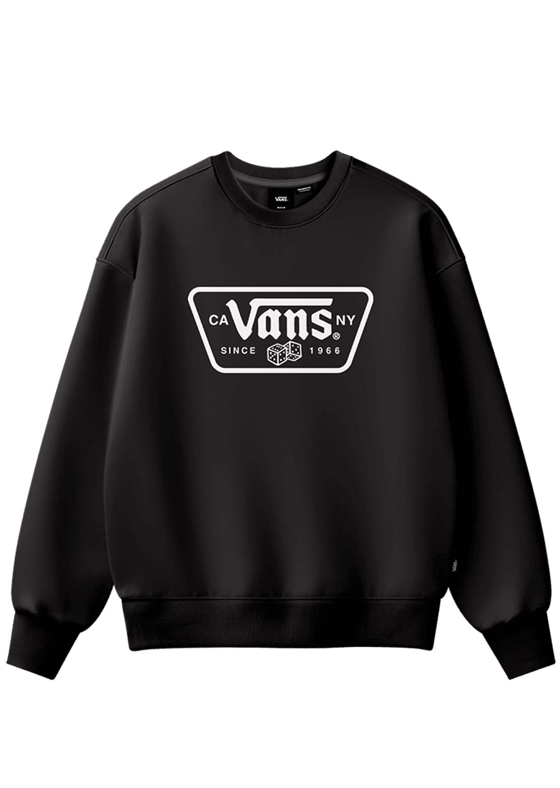 Vans Men's Knu Patch Crew Sweater Black