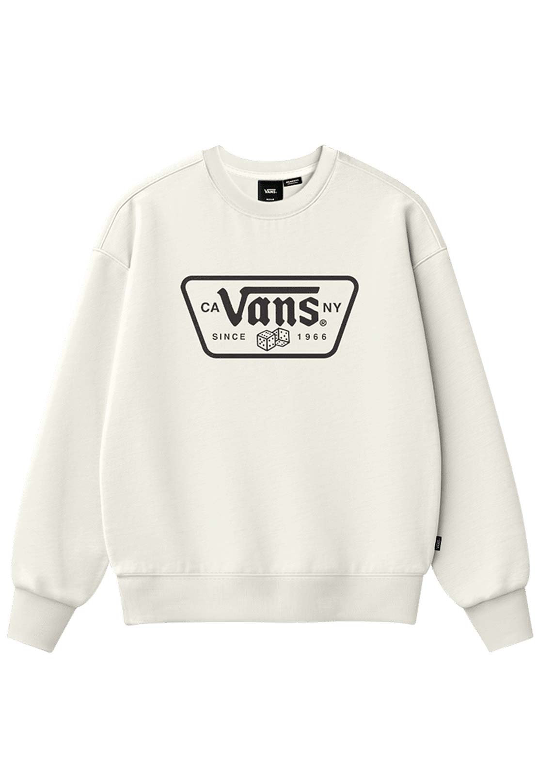 Vans Men's Knu Patch Crew Sweater Marshmallow