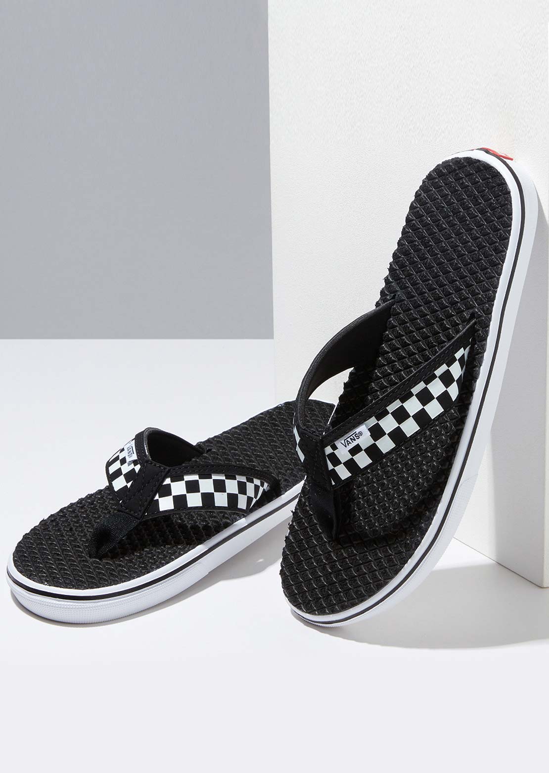 Vans Men's La Costa Lite Sandals Checkerboard Black/White