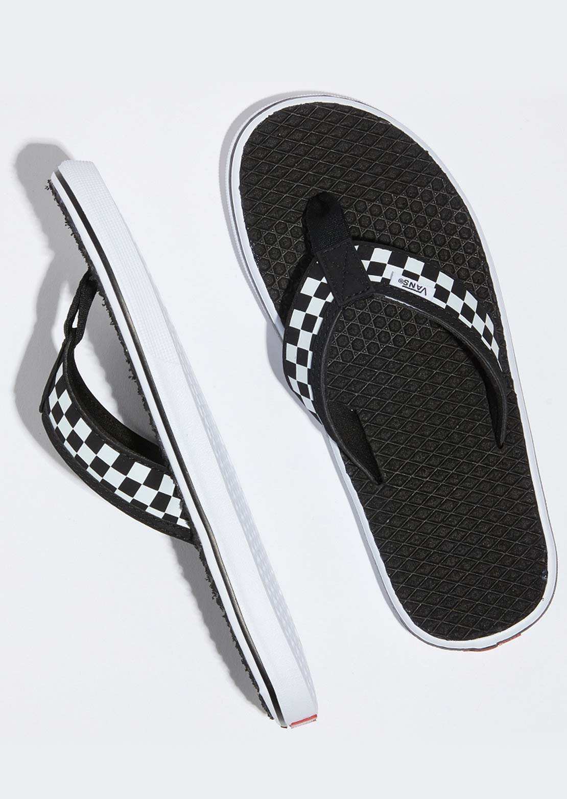 Vans Men's La Costa Lite Sandals Checkerboard Black/White