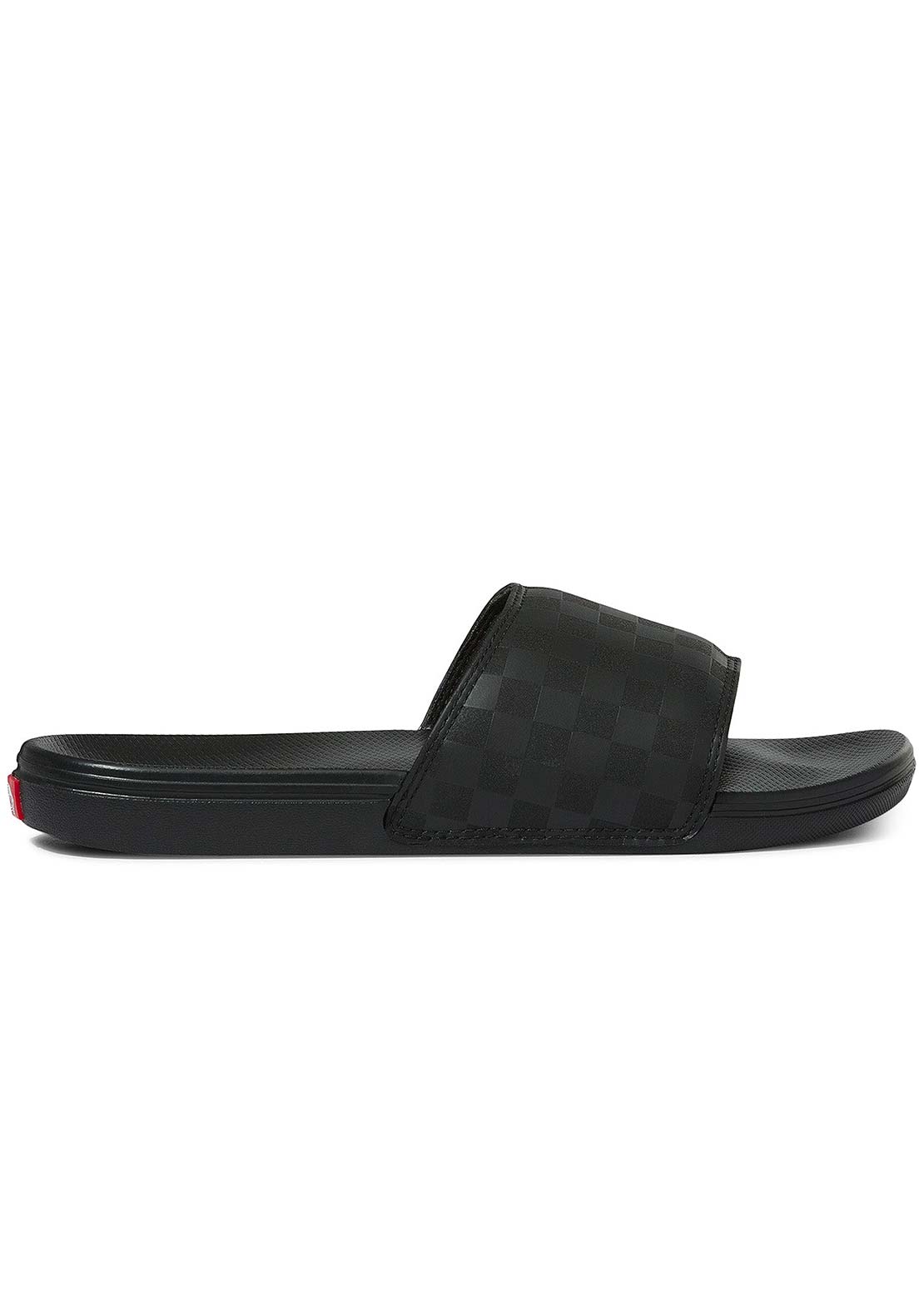 Vans Men&#39;s La Costa Slide-On Shoes (Checkerboard) Black/Black
