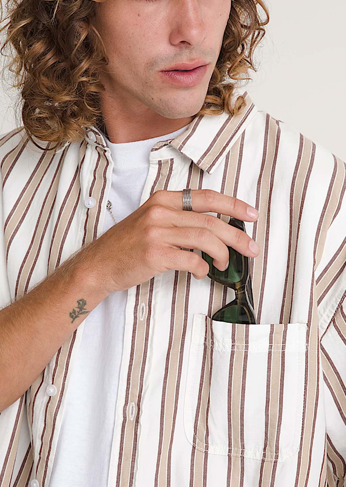 Vans Men's Lawson Stripe Button Up Shirt
