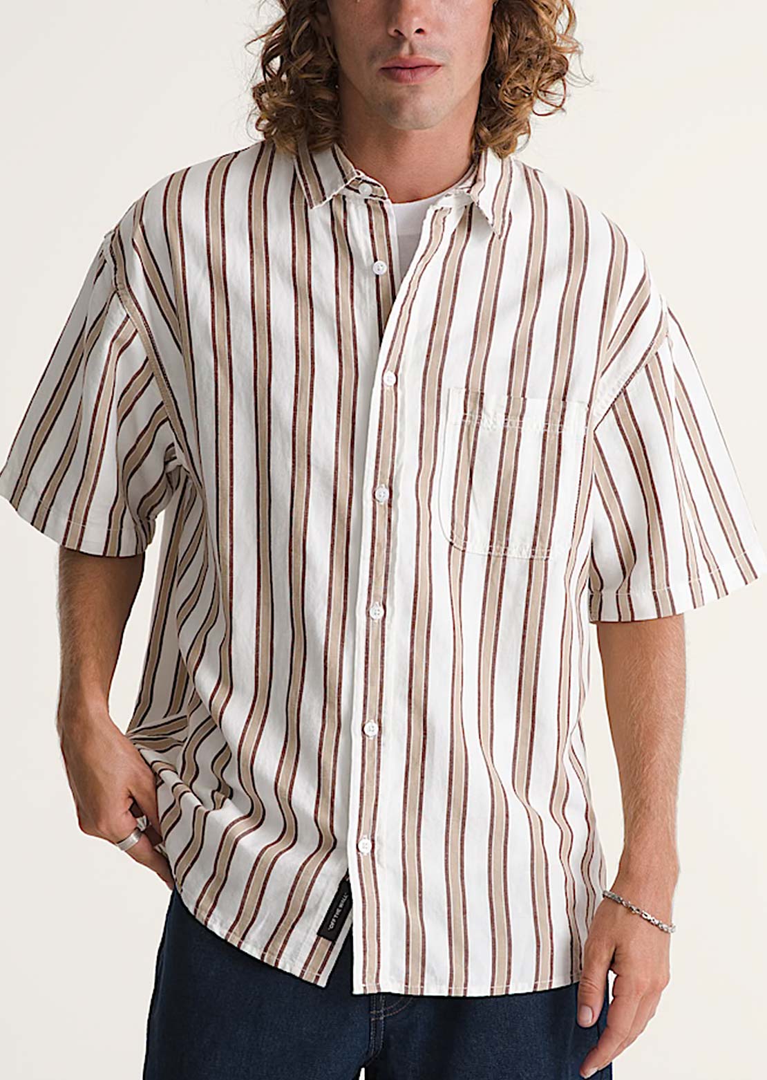Vans Men's Lawson Stripe Button Up Shirt