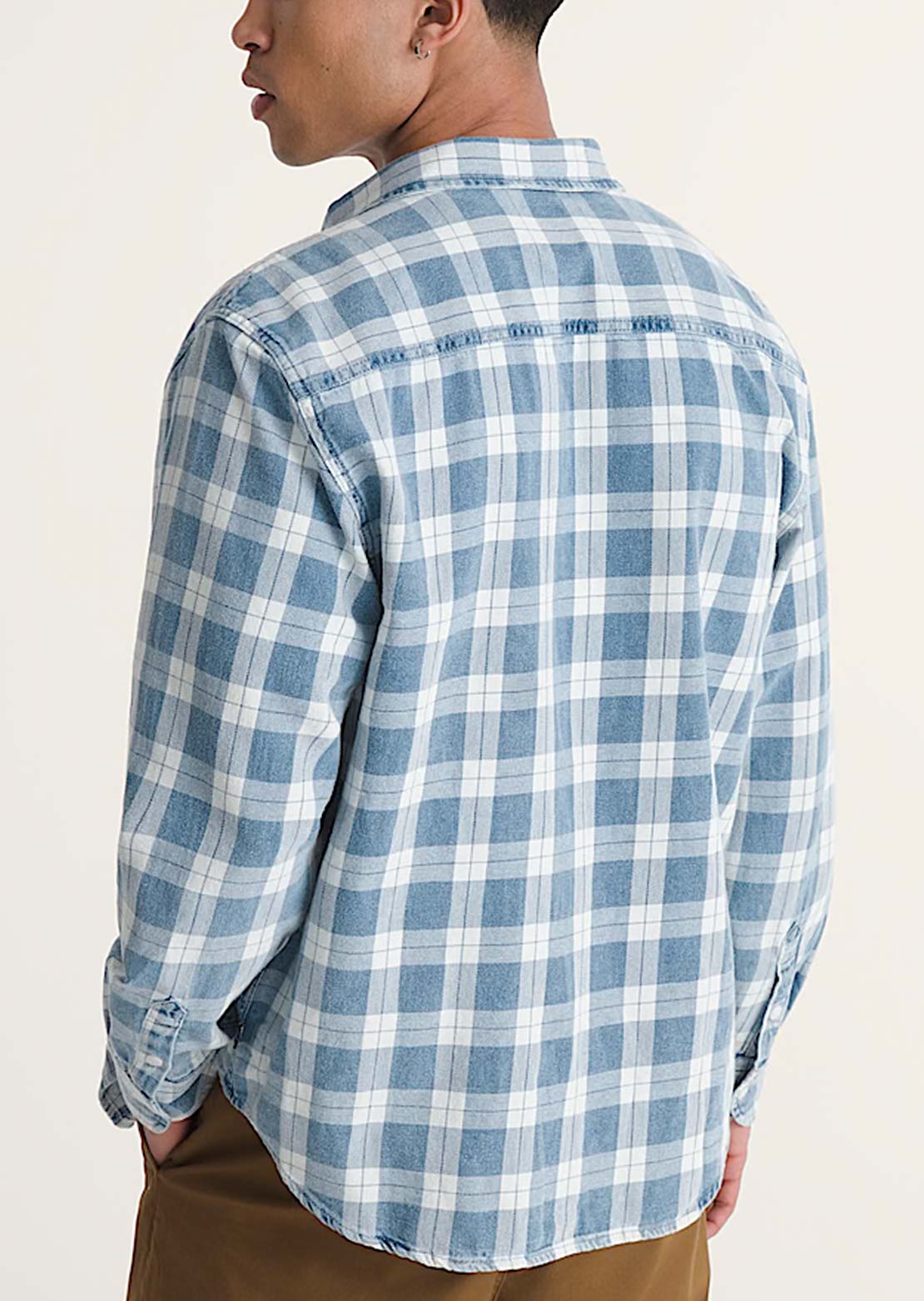 Vans Hommes Lawson Vintage Indigo Long Sleeve Chemise boutonnée