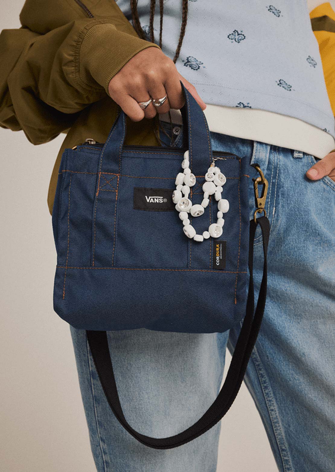 Vans Men's Lil Pergs Tote Bag Stonewash Blue