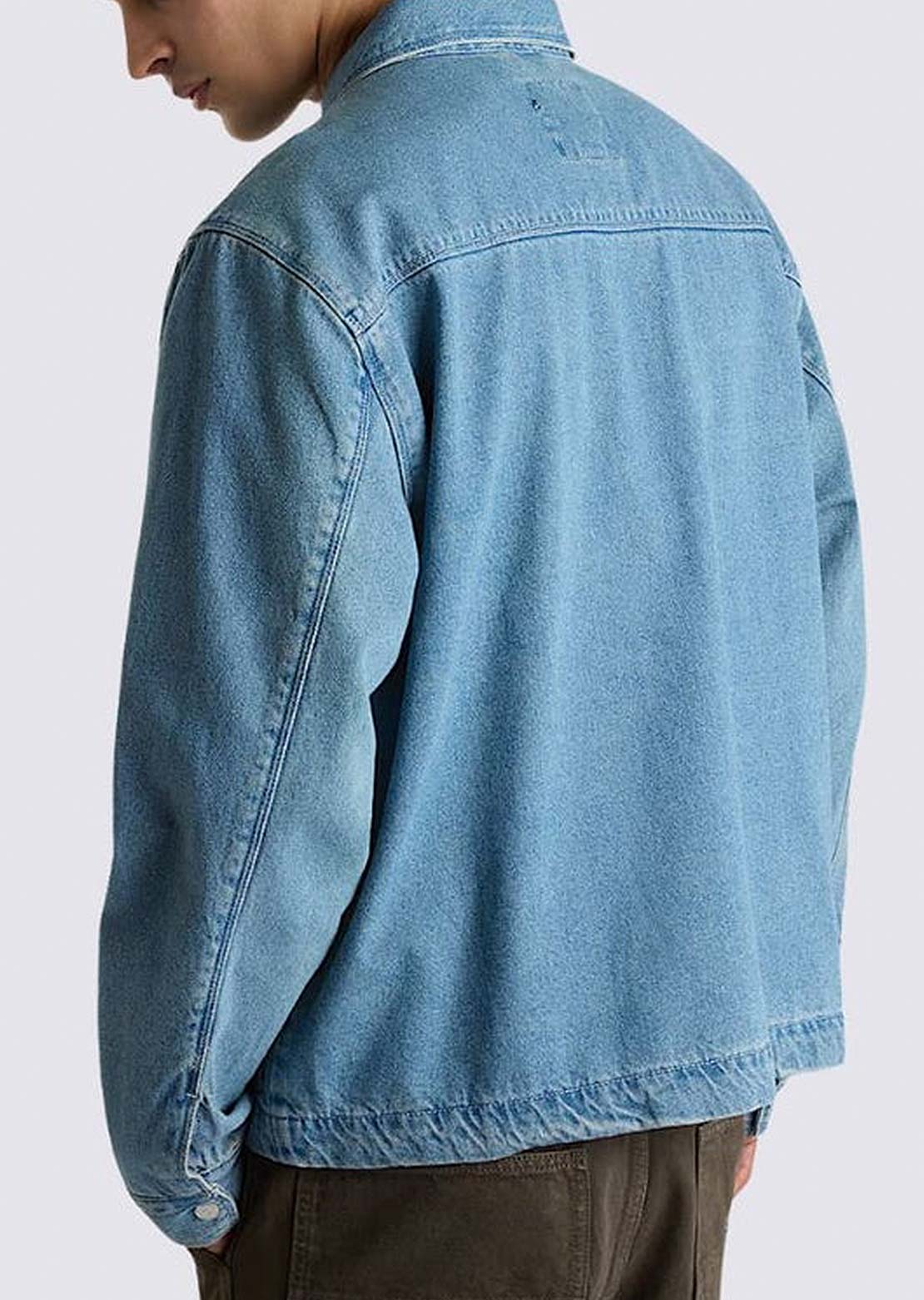 Vans Men's McAvoy Denim Station Jacket Stonewash Blue