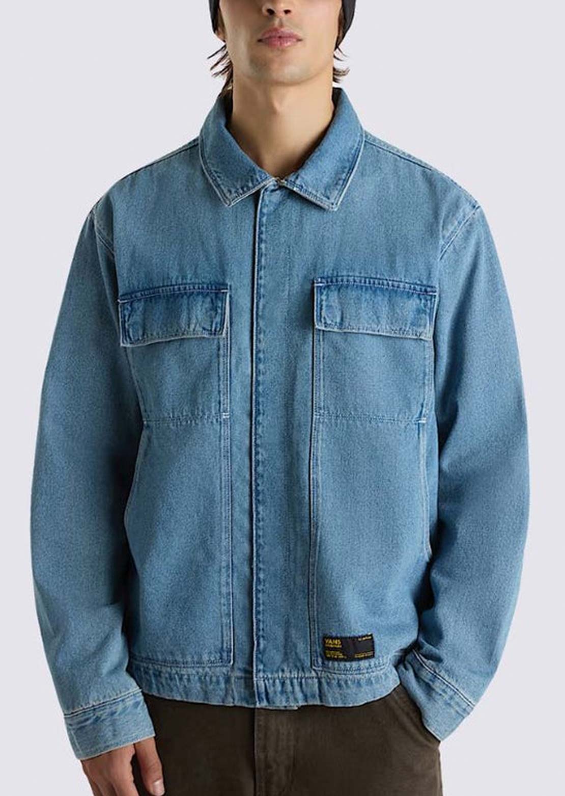 Vans Men's McAvoy Denim Station Jacket Stonewash Blue