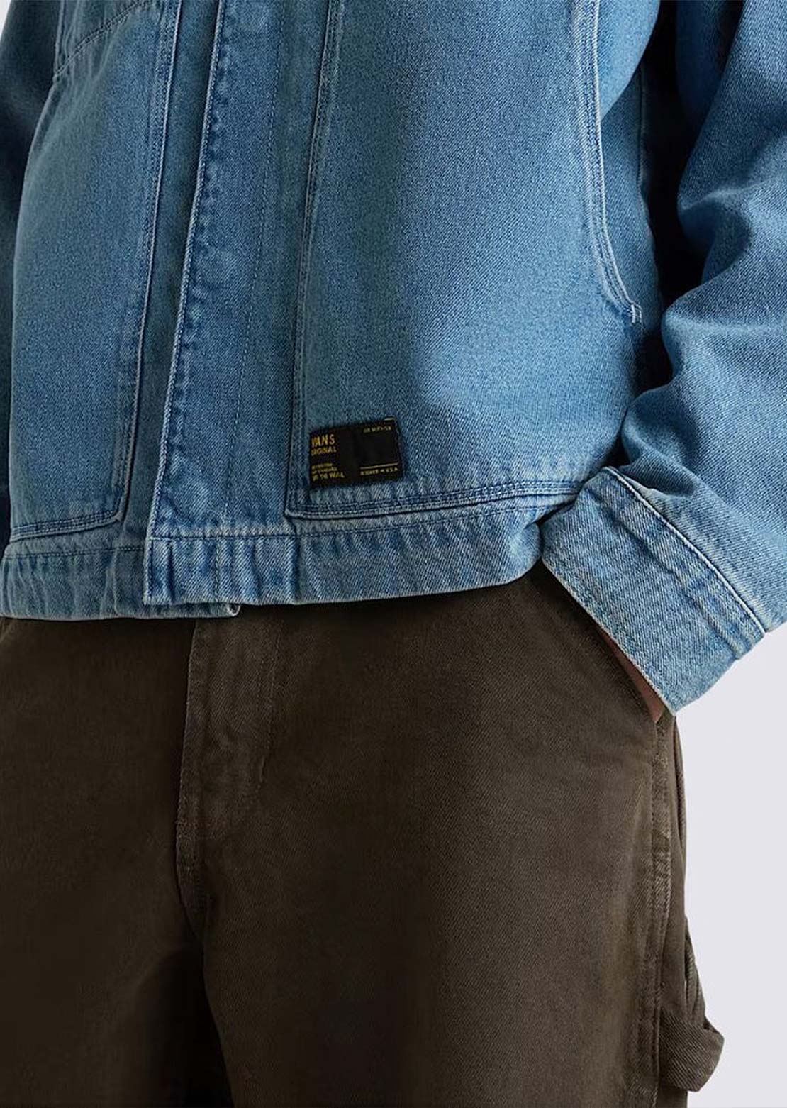 Vans Men's McAvoy Denim Station Jacket Stonewash Blue