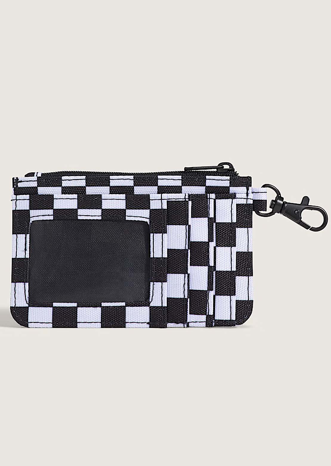 Vans Men's Off The Wall Zip Wallet Black/White