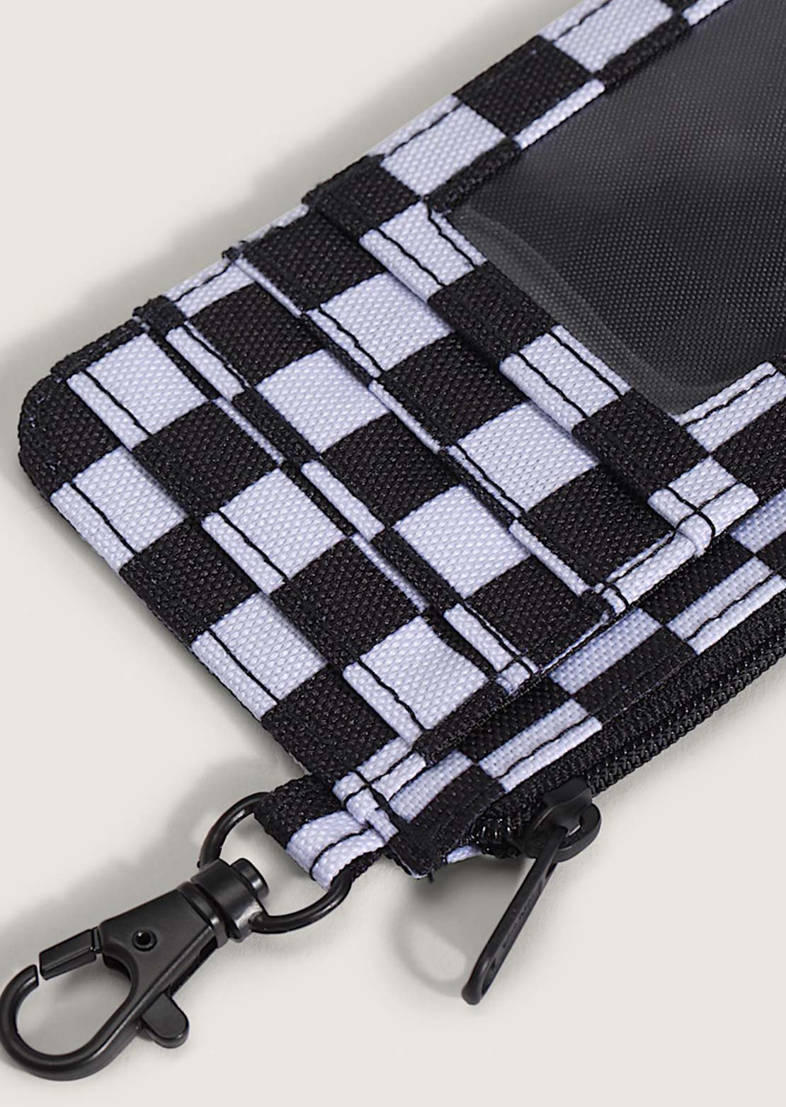 Vans Men's Off The Wall Zip Wallet Black/White