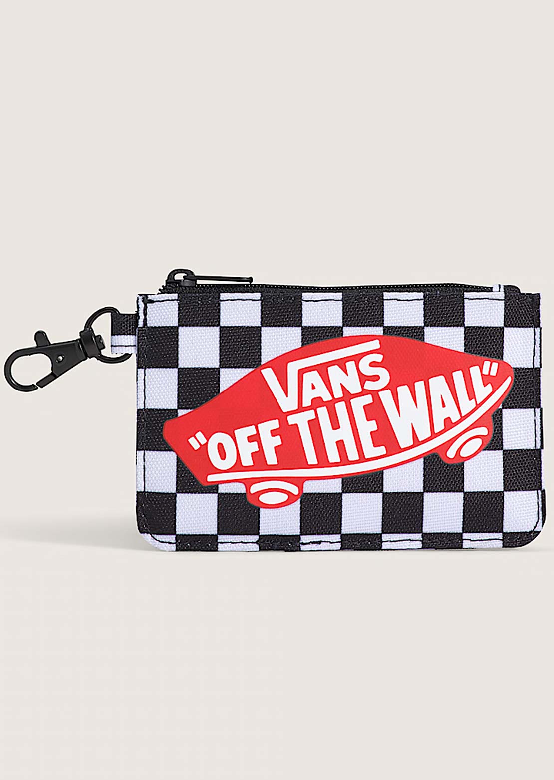 Vans Men's Off The Wall Zip Wallet Black/White