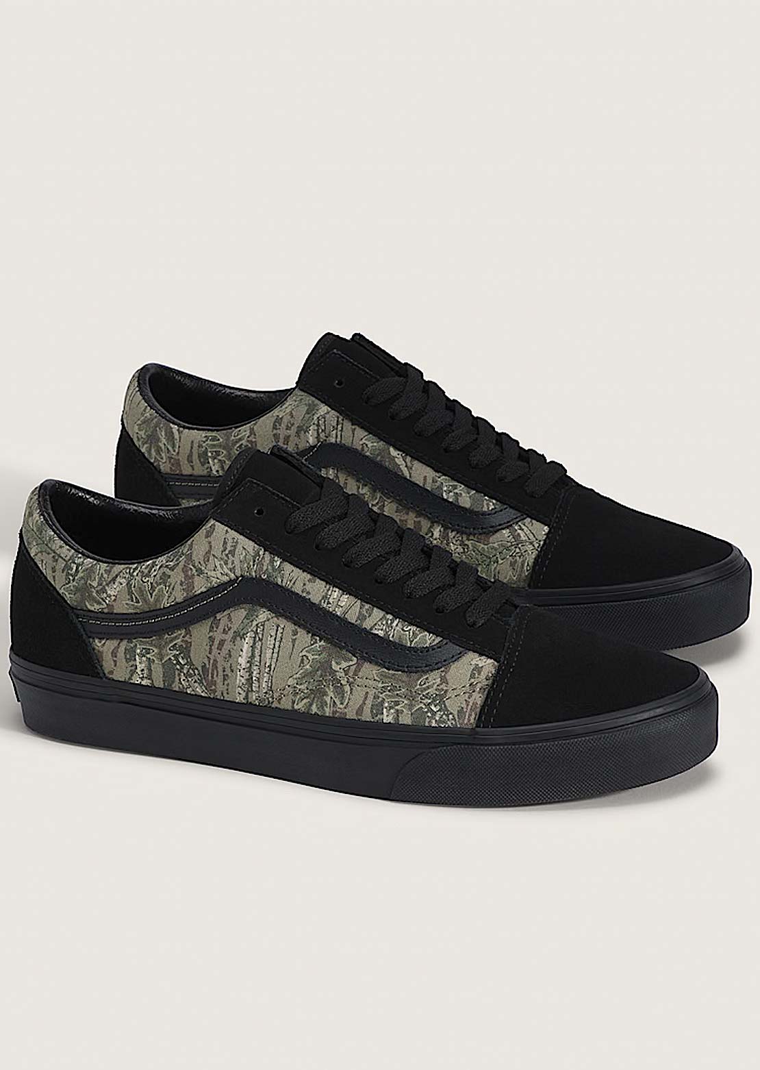 Vans Men's Old Skool Shoes Black/Camo