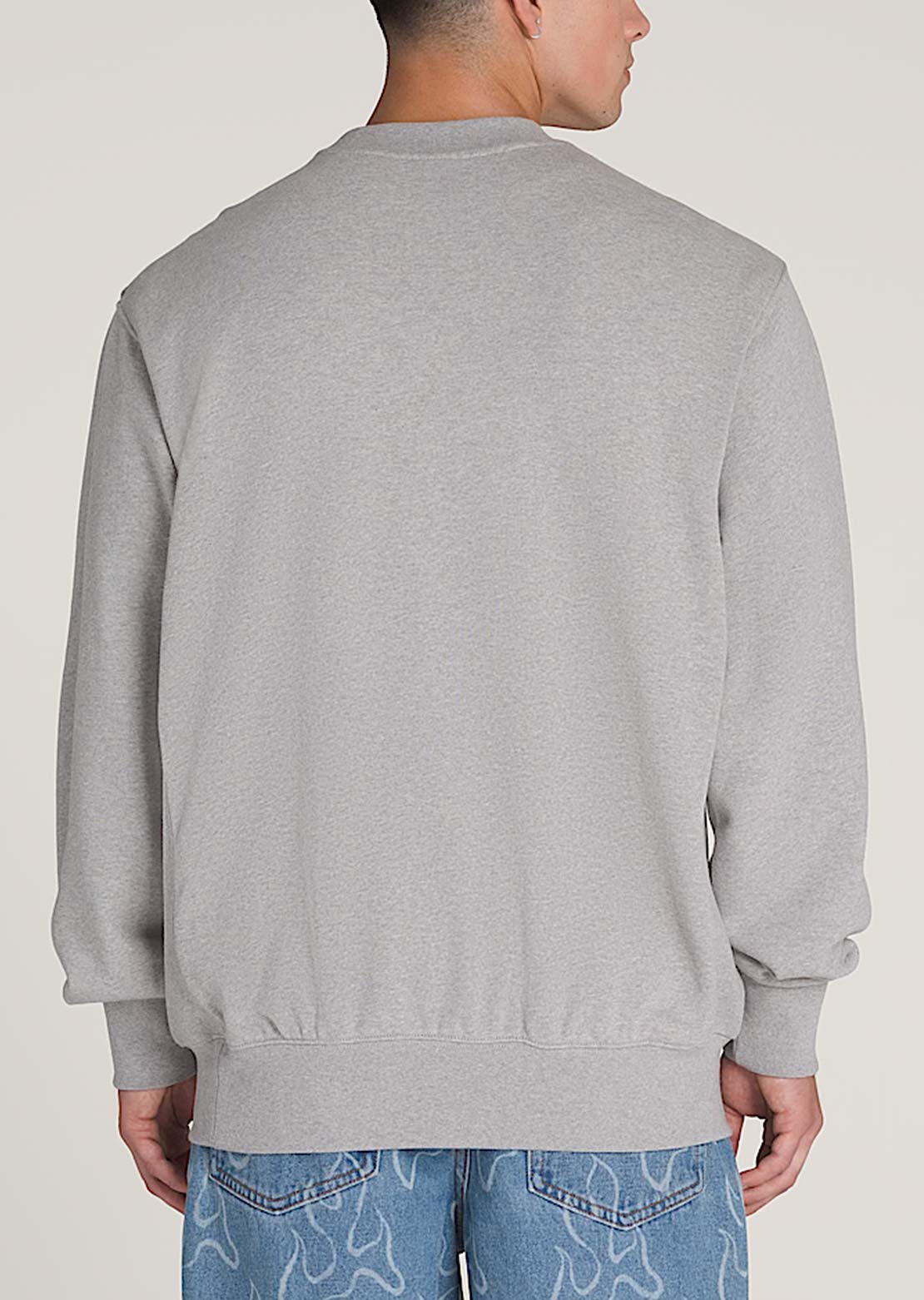 Vans Men's Original Standards Crewneck Sweatshirt Cement Heather