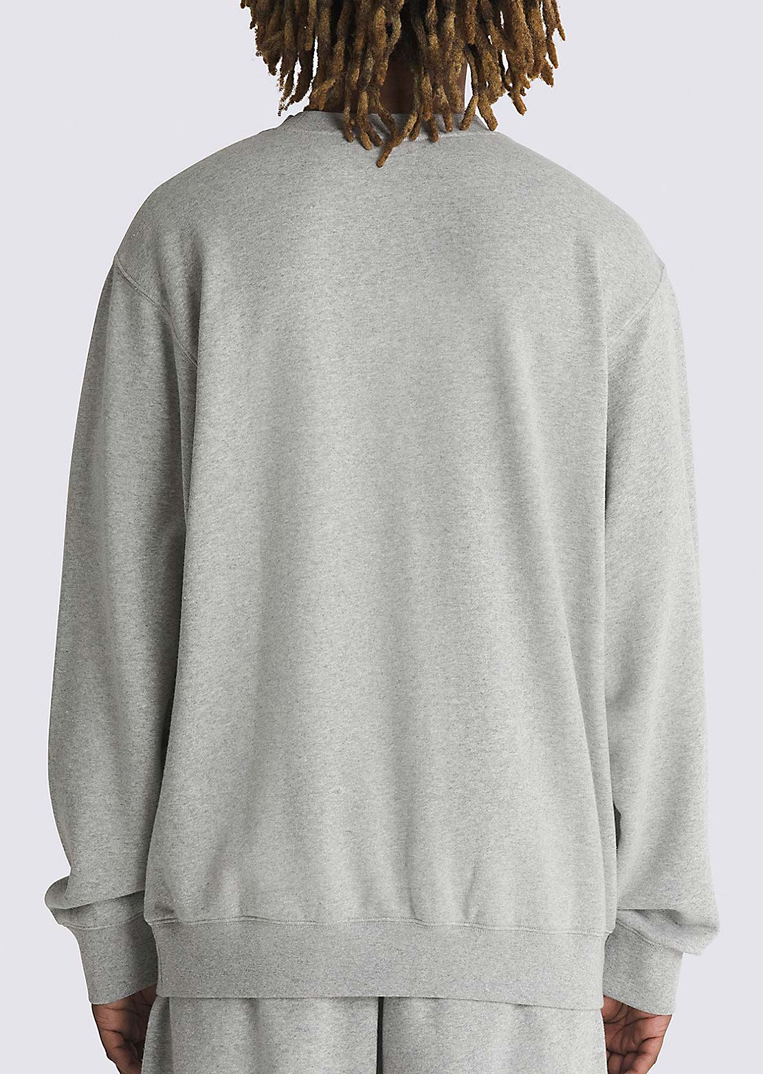Vans Men&#39;s Original Standards Loose Crew Sweatshirt Cement Heather