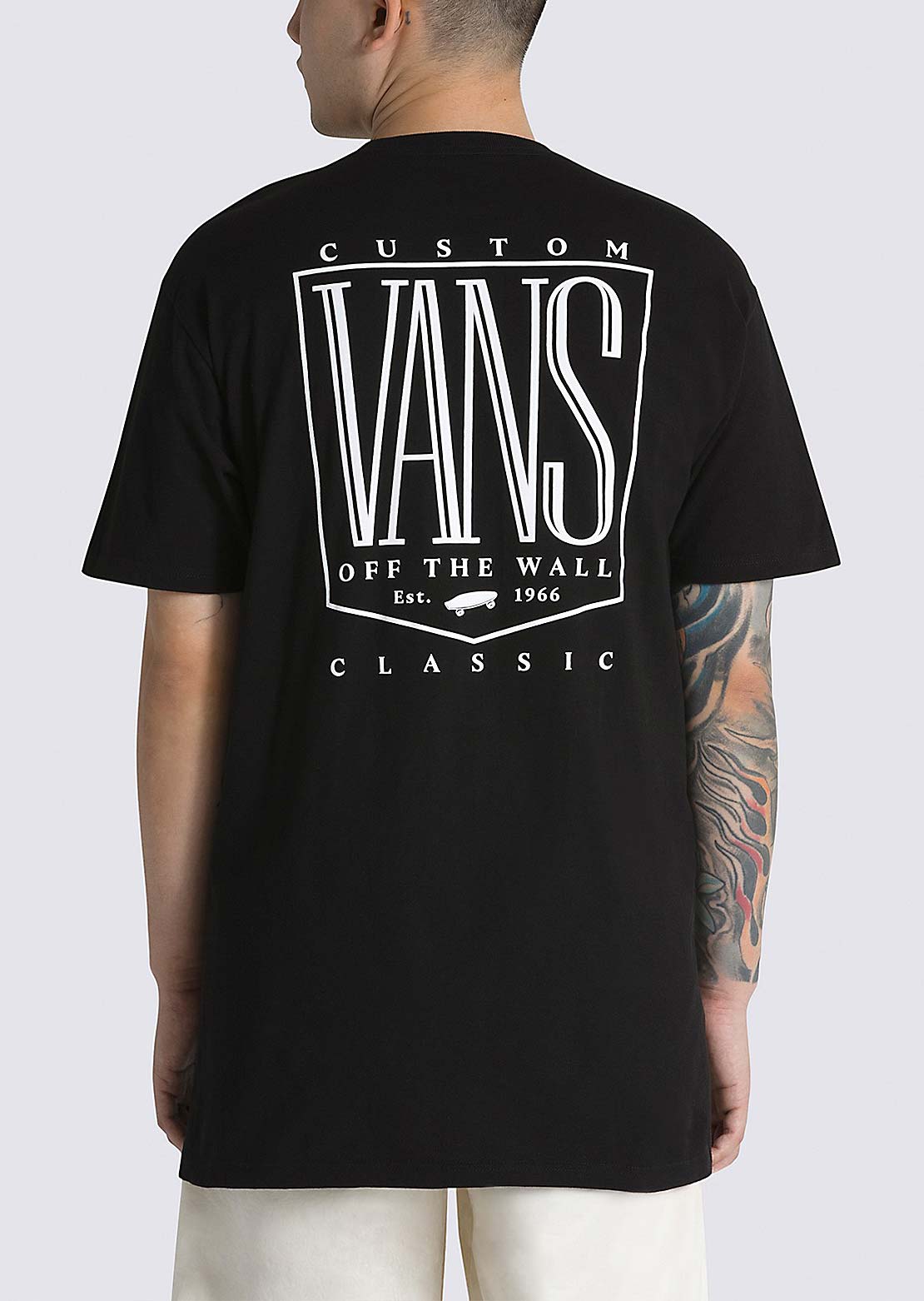 Vans Men&#39;s Original Tall Type T-Shirt Black