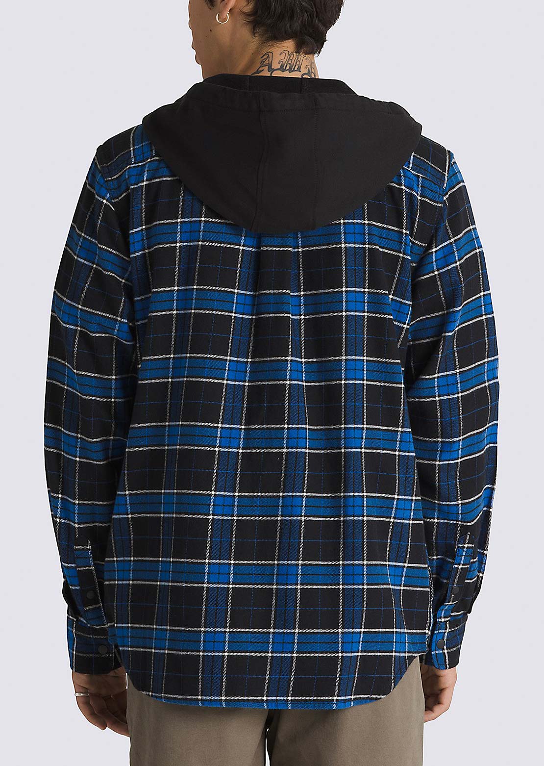 Vans Men's Parkway II Button Up Shirts Black/True Blue