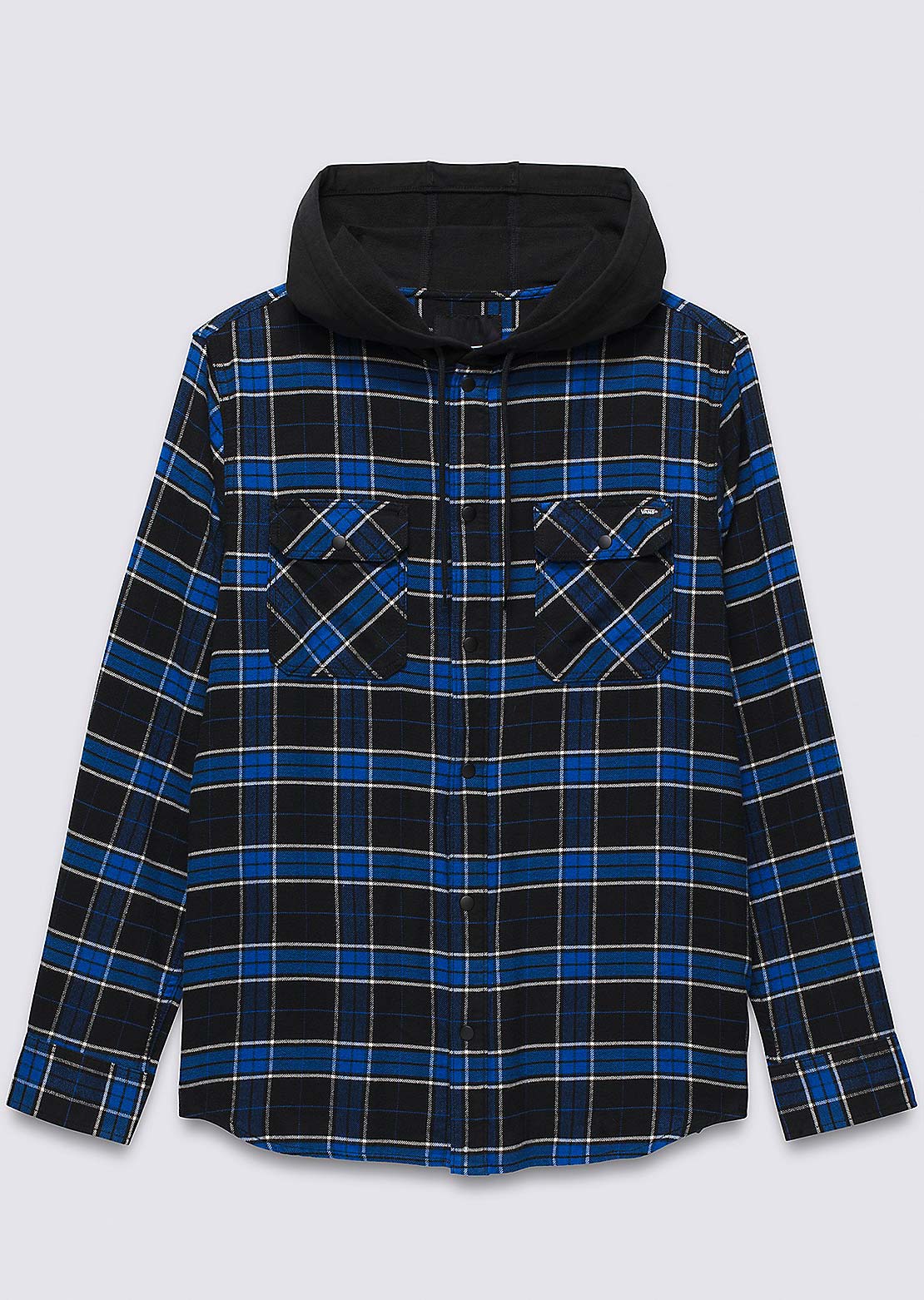 Vans Men's Parkway II Button Up Shirts Black/True Blue