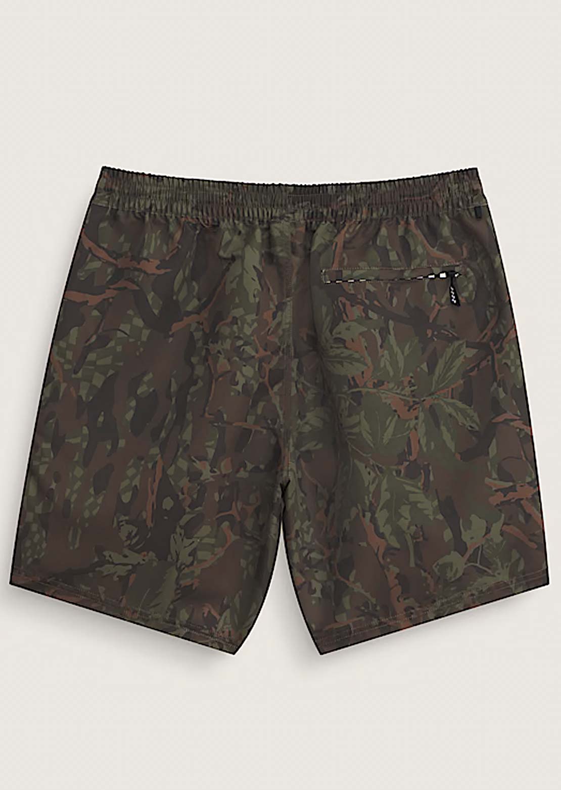 Vans Men's Primary II Elastic Printed Boardshorts Obsidian Fern