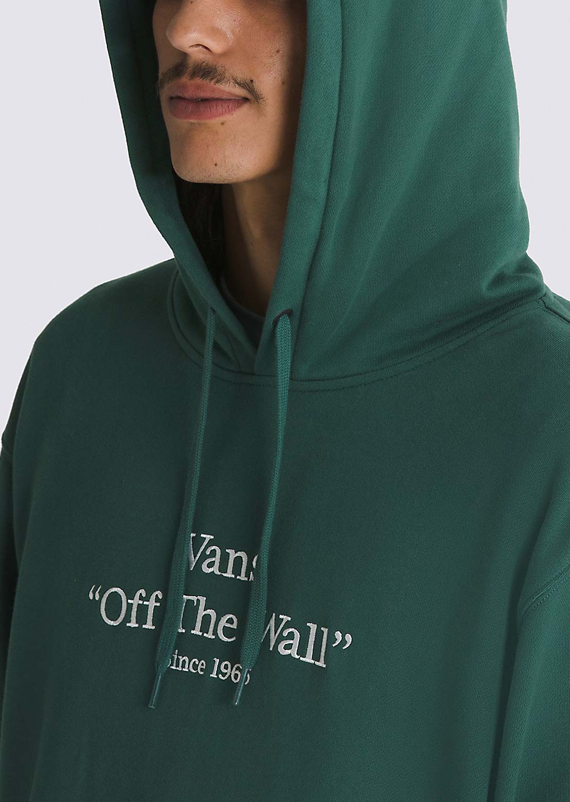 Vans Men&#39;s Quoted Loose Pullover Bistro Green
