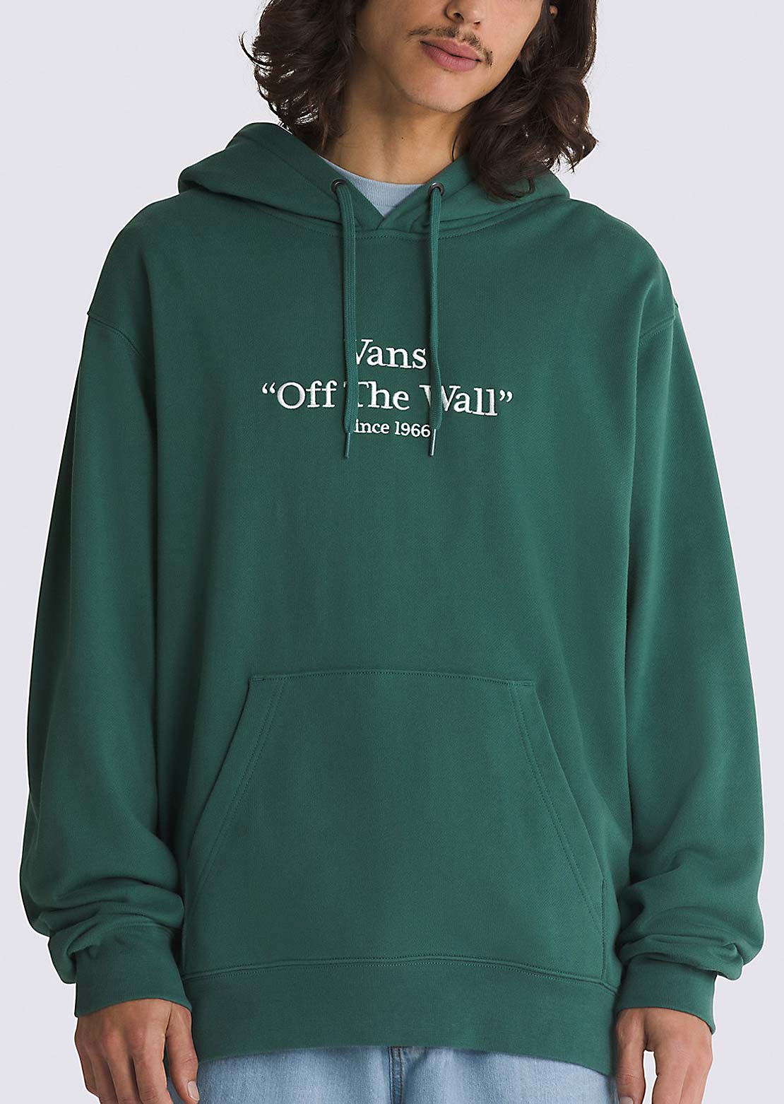 Vans Men&#39;s Quoted Loose Pullover Bistro Green