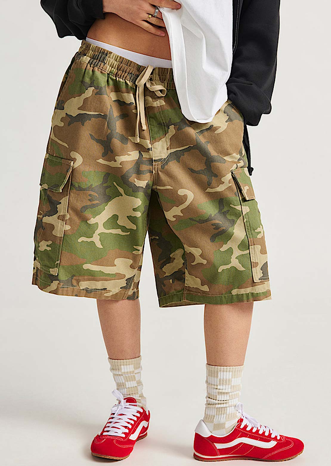 Vans Men's Range Cargo Loose Shorts Vintage Camo