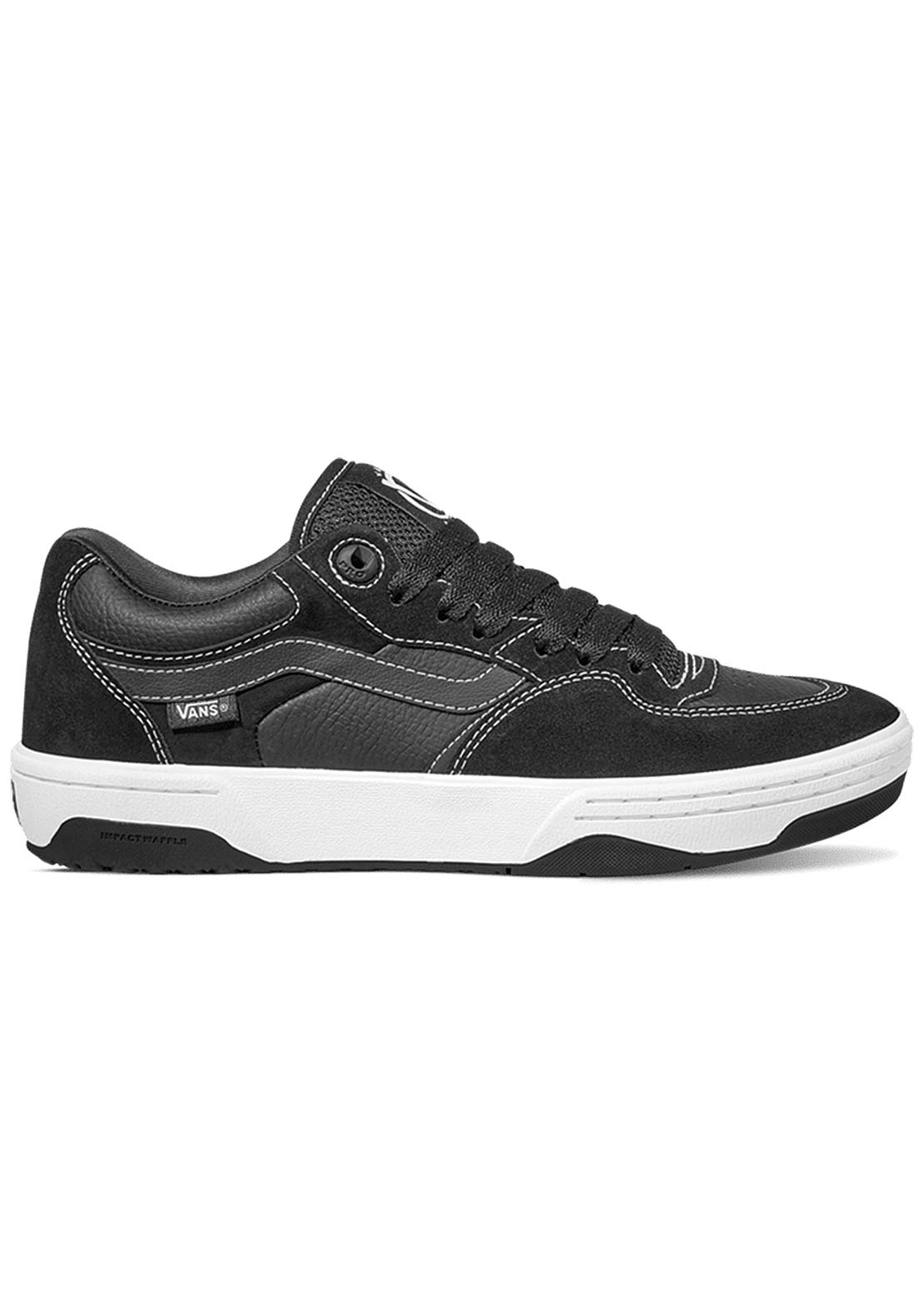 Vans Men's Rowan 2 Skate Shoes Black/White