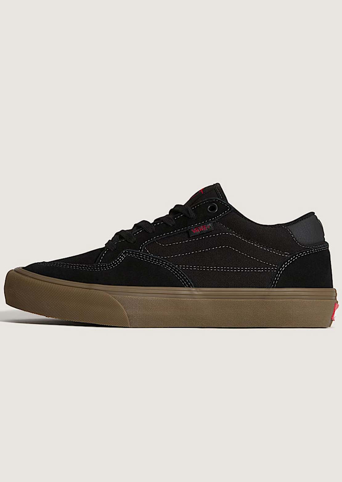Vans Men's Rowan Shoes Black/Dark Gum