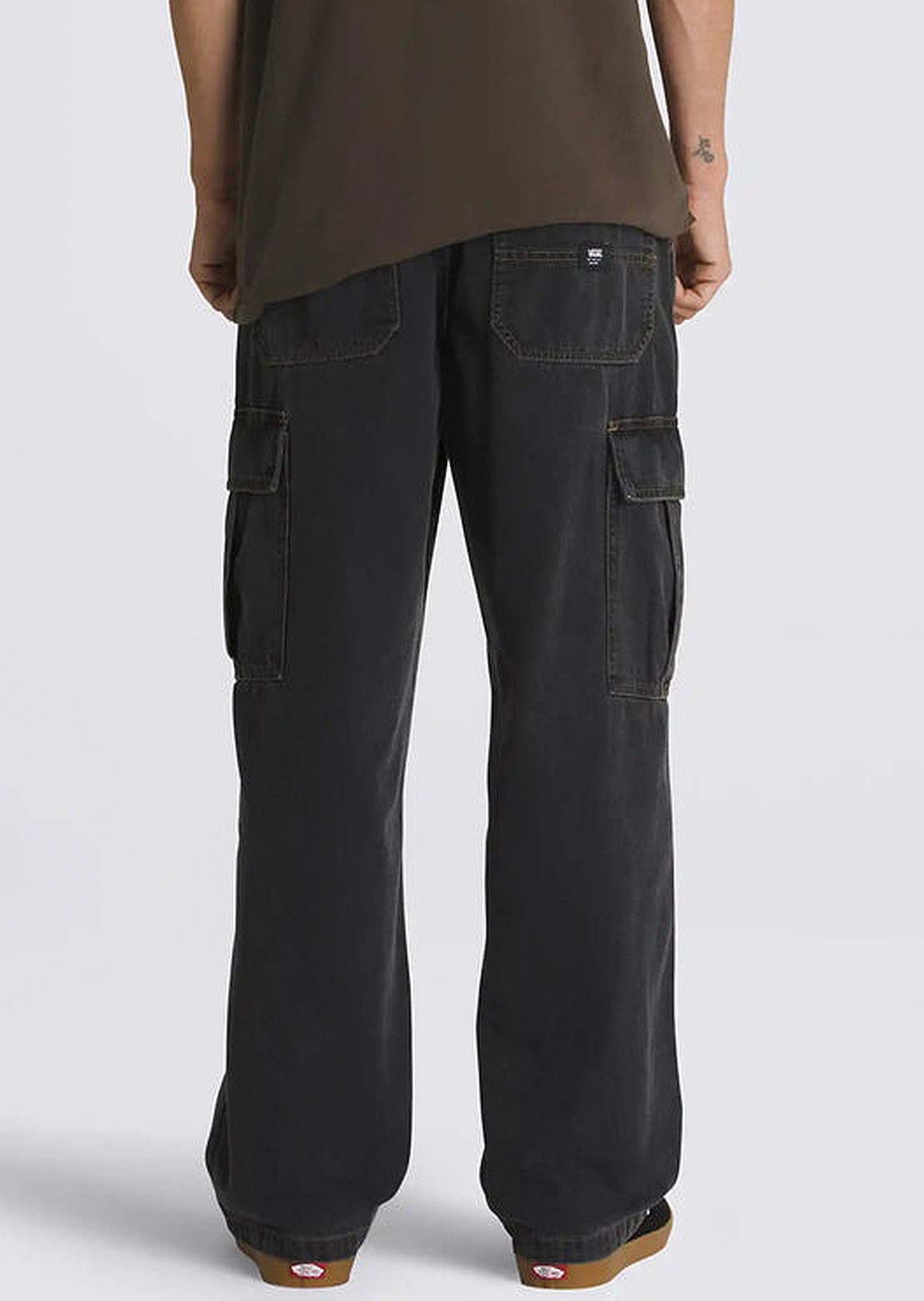Vans Men's Service Cargo Loose Denim Pant Pavement