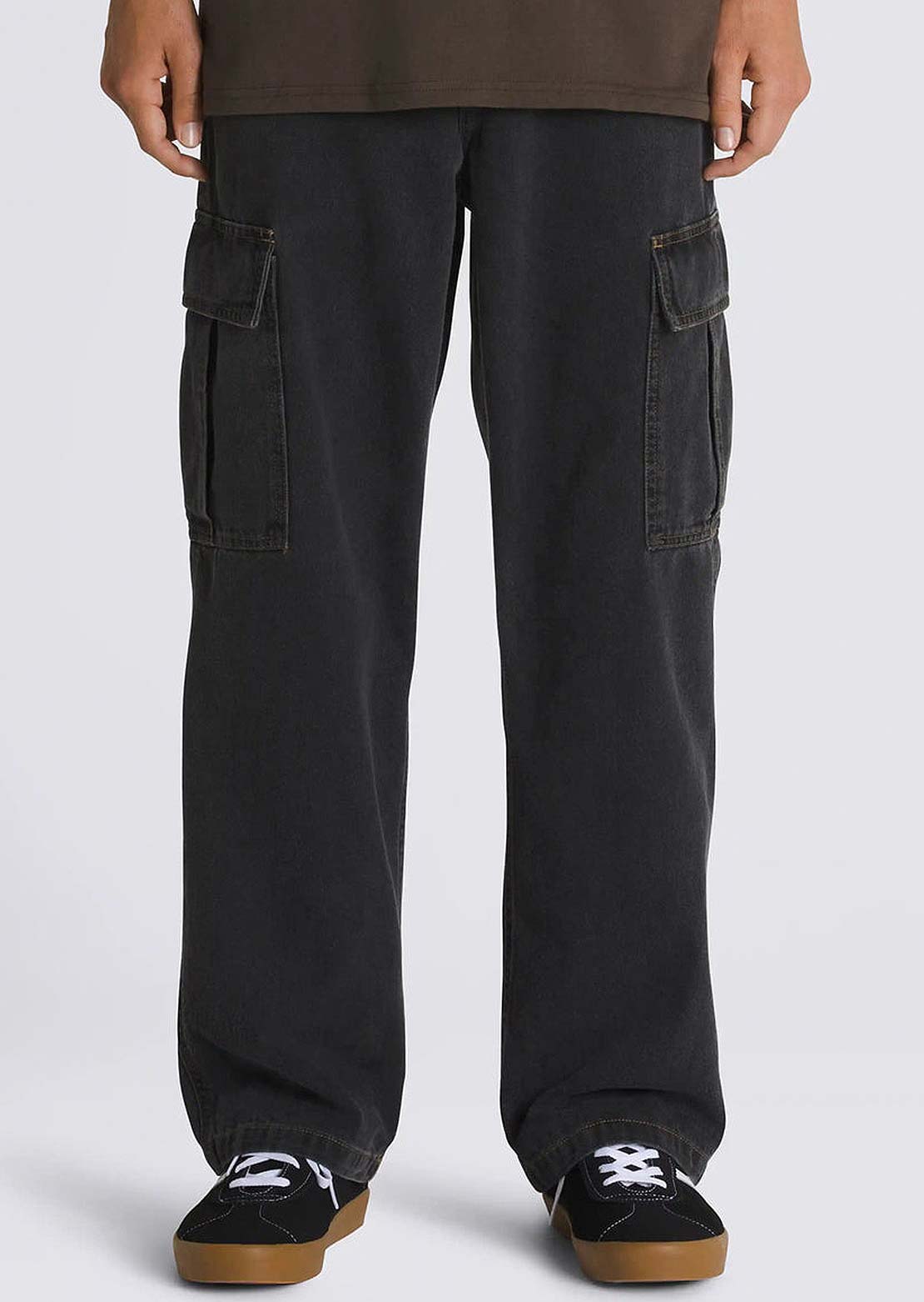 Vans Men's Service Cargo Loose Denim Pant Pavement
