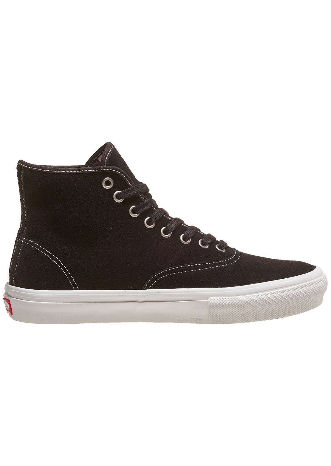 Vans Men's Skate Authentic High Shoes Black Suede