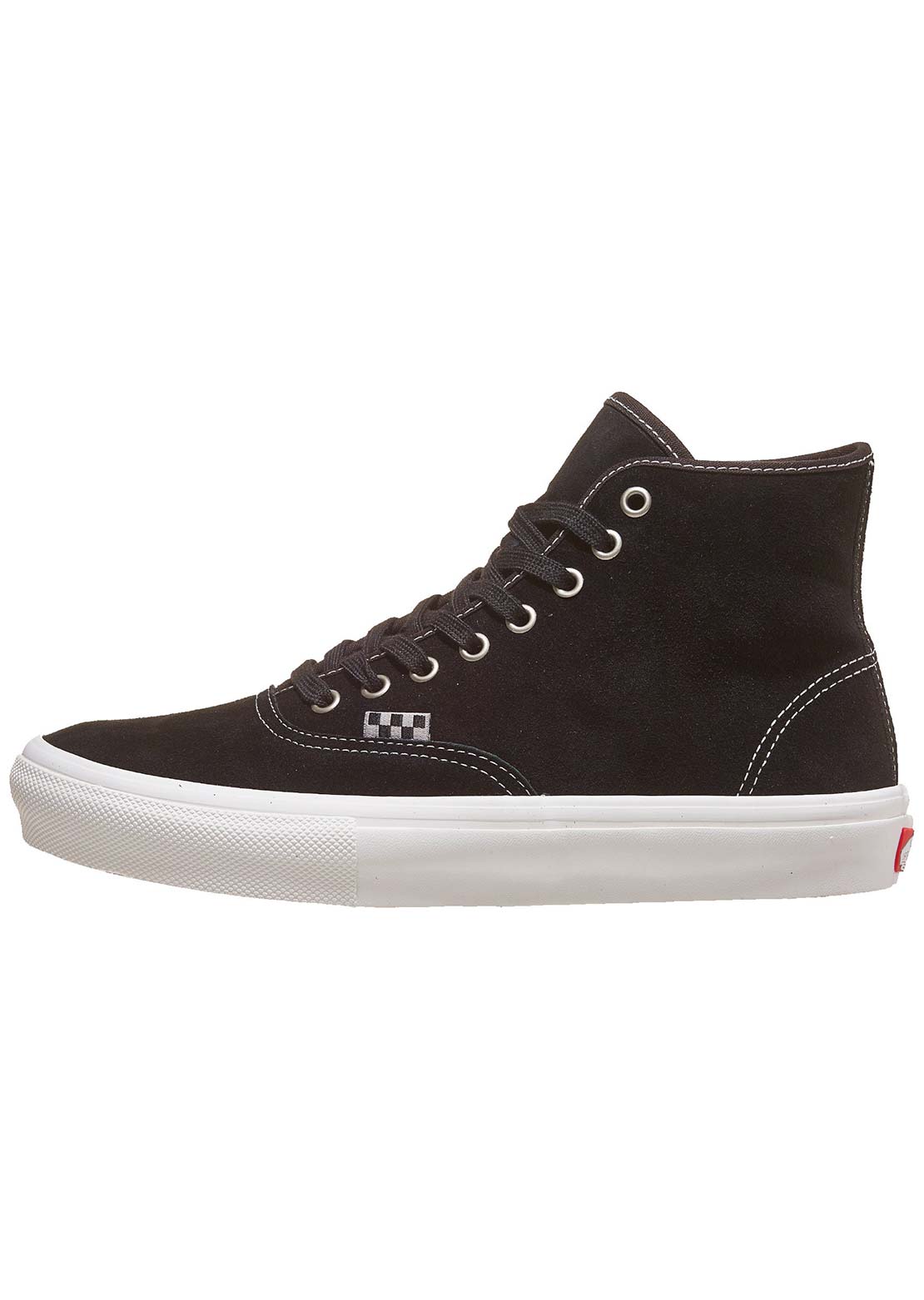 Vans Men's Skate Authentic High Shoes Black Suede