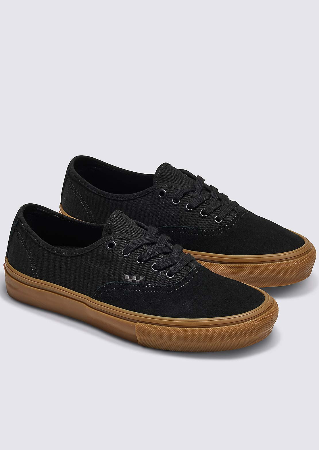 Vans Men&#39;s Skate Authentic Shoes Black/Black/Gum