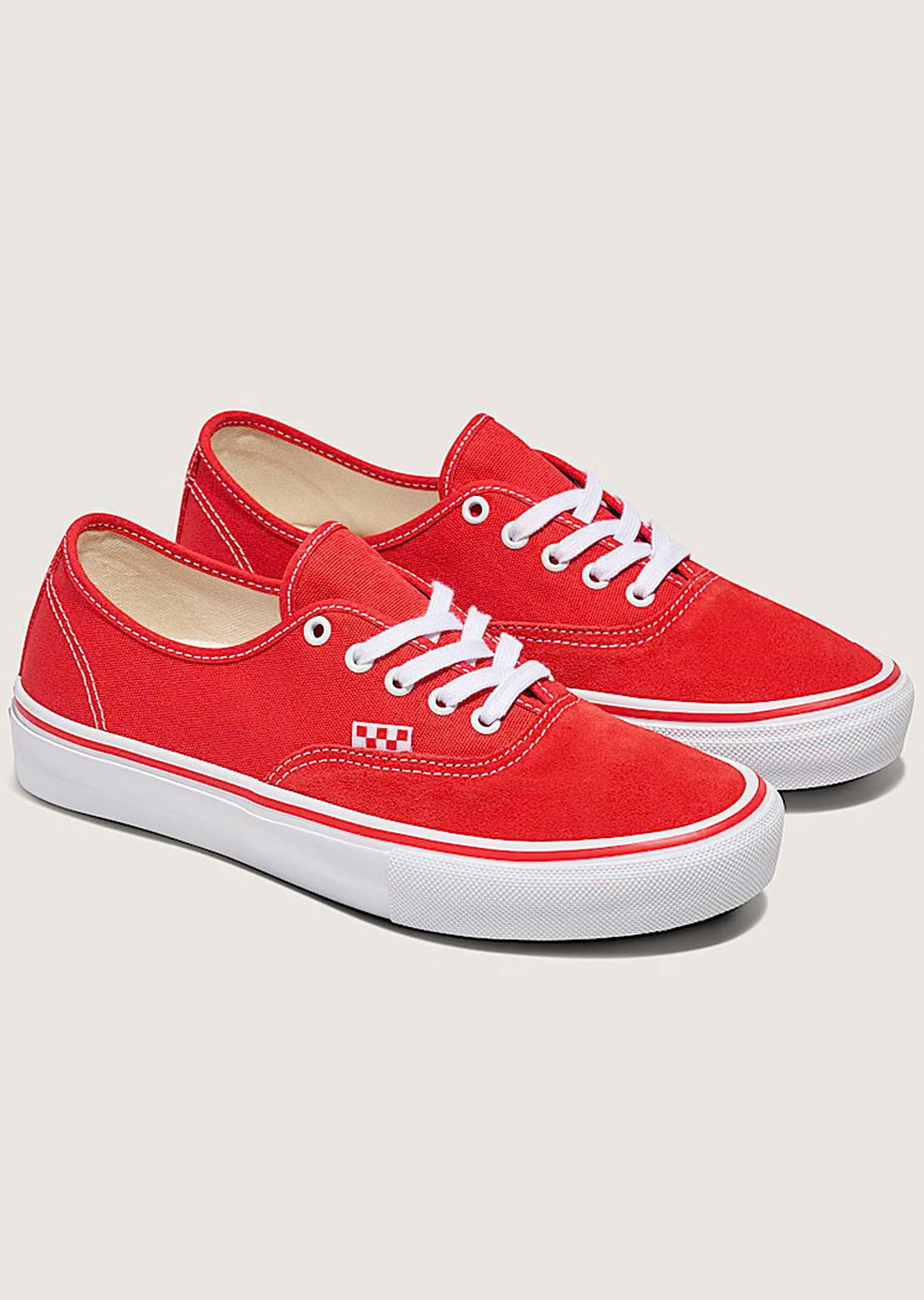Vans Men's Skate Authentic Shoes Red