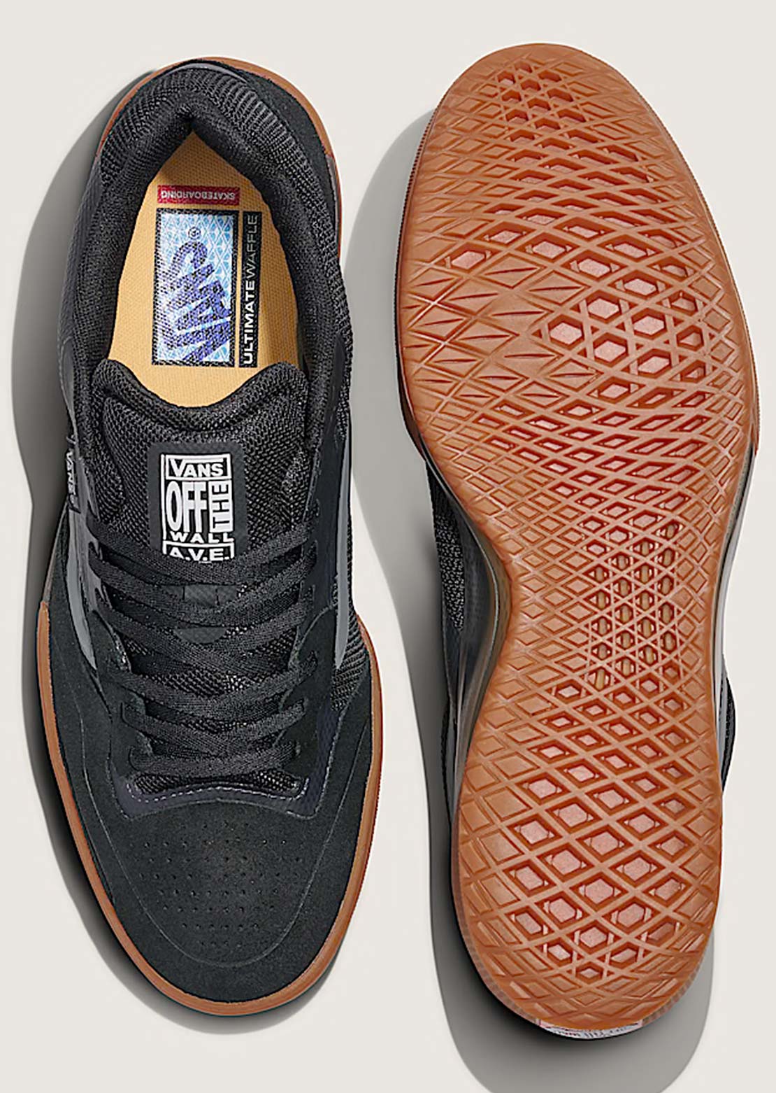 Vans Men's Skate AVE 2.0 Shoes Black/Gum