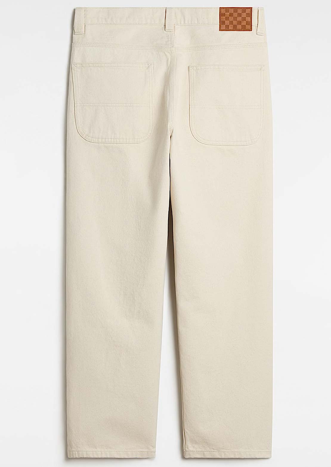 Vans Mens Skate Check-5 Loose Denim Pants Natural