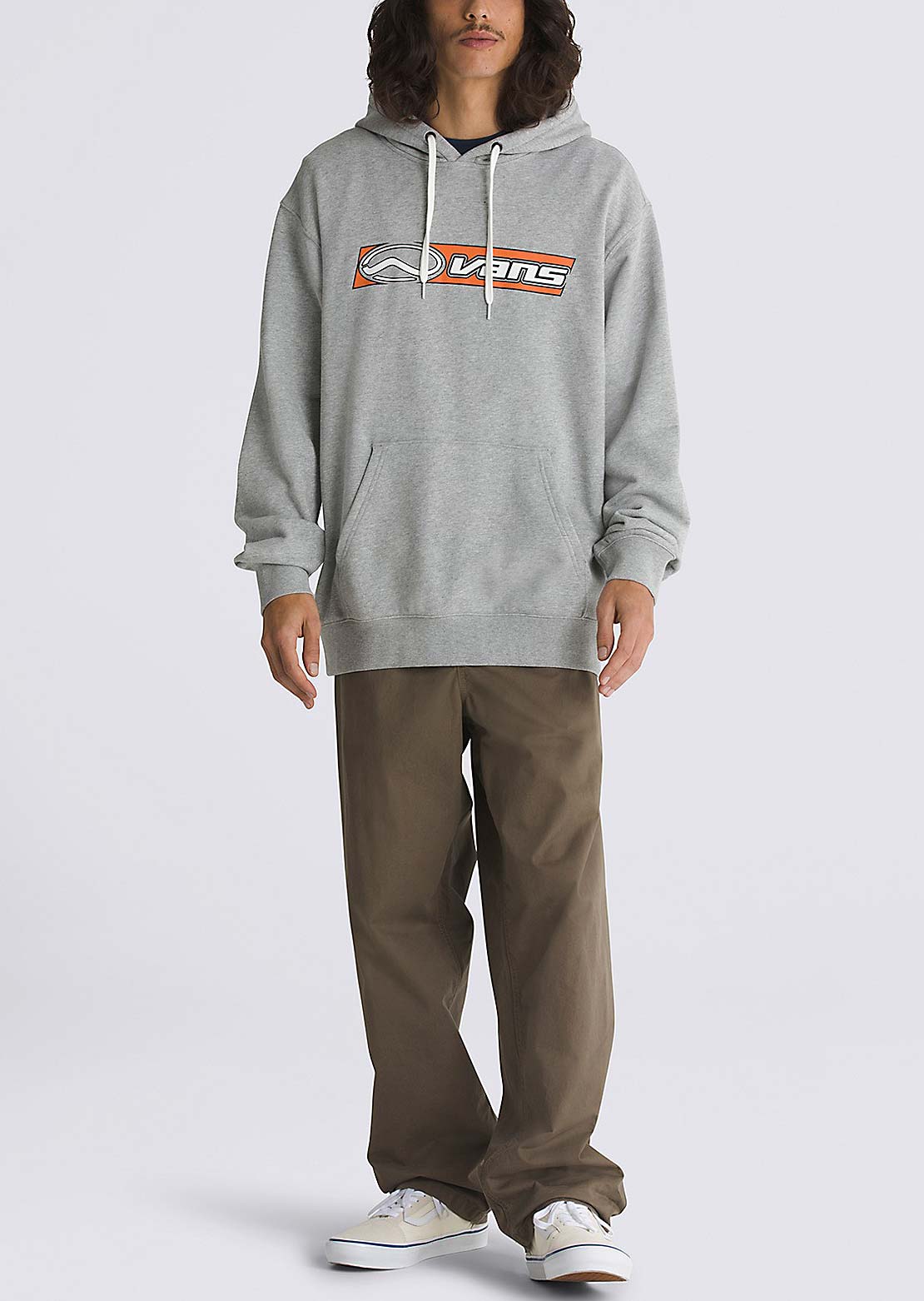 Vans Men&#39;s Skate Classics Loose Pullover Cement Heather