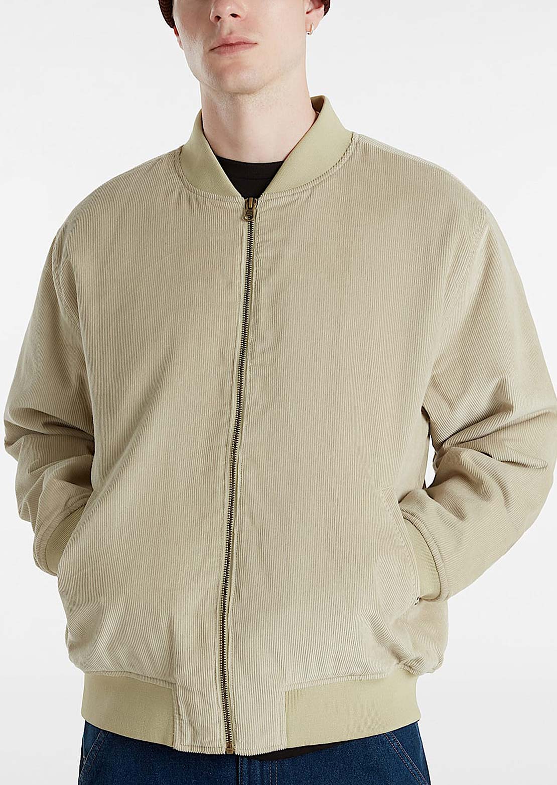 Vans Men's Skate Cord Bomber Jacket Elm