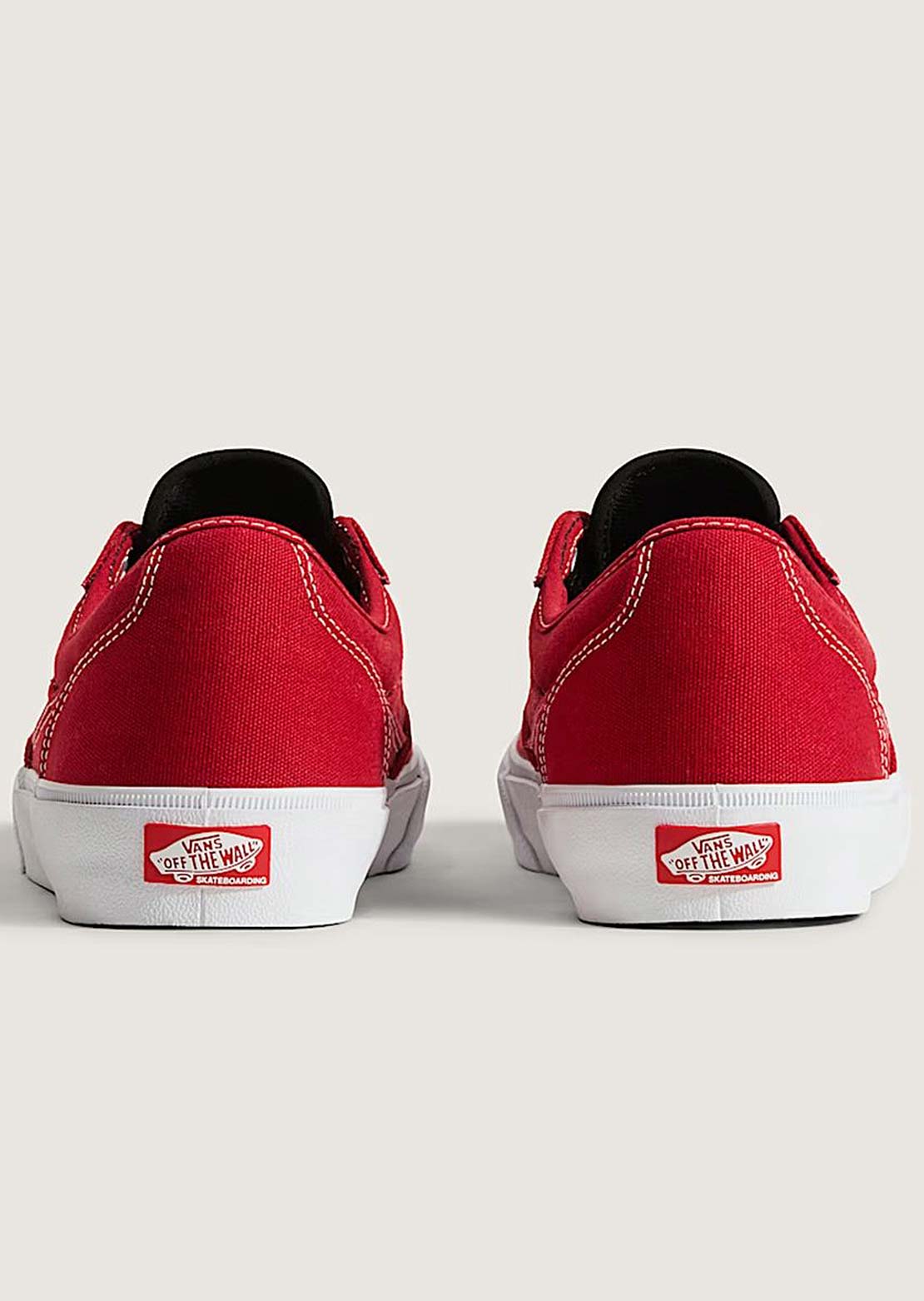 Vans Men's Skate Curren Caples Shoes Red/White